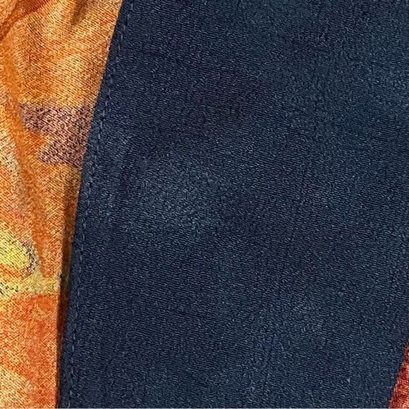 Vintage CAROLE LITTLE Blazer Women 16 Patchwork Art To Wear Oversized Rayon USA - Picture 9 of 15